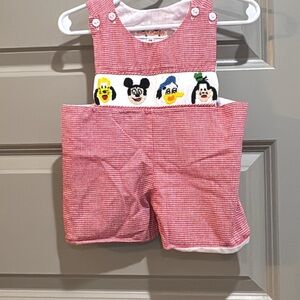 Red Checkered Kids One Piece
